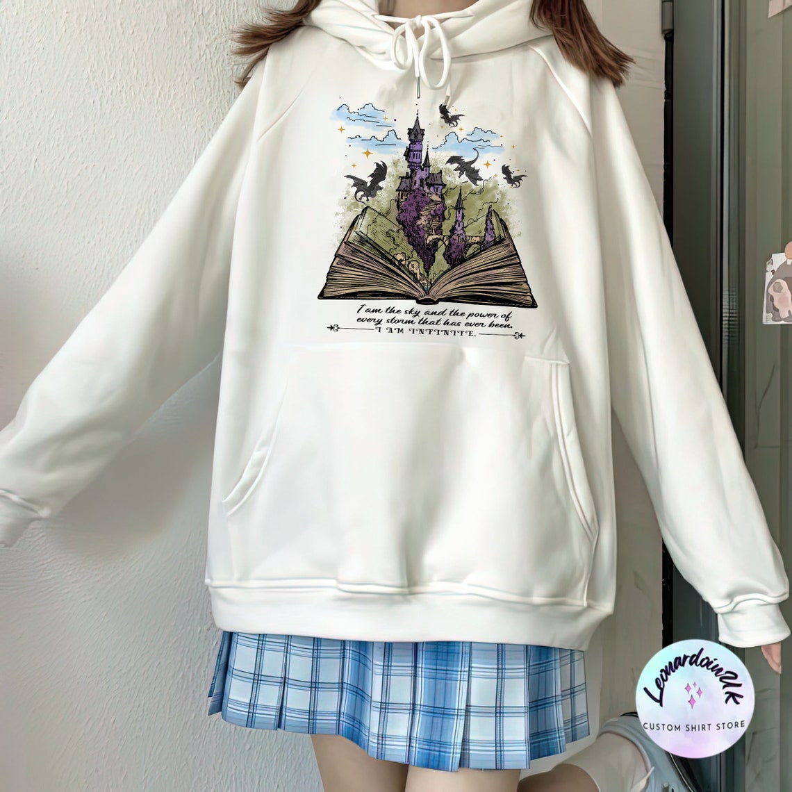 I Am the Sky Hoodie, Vintage Basgiath War College Shirt, Fourth Wing, Dragon Rider Violet Sorrengail, Bookish the Empyrean Series Hoodie