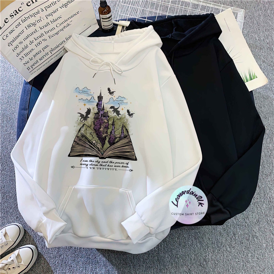 I Am the Sky Hoodie, Vintage Basgiath War College Shirt, Fourth Wing, Dragon Rider Violet Sorrengail, Bookish the Empyrean Series Hoodie