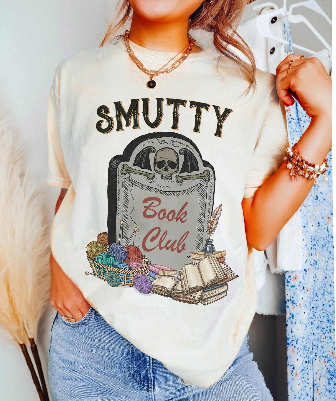 Smutty Book Club Comfort Color Shirt, Book Shirt, Funny Book Shirtm Book Quotes Shirtm Book Lover Gift