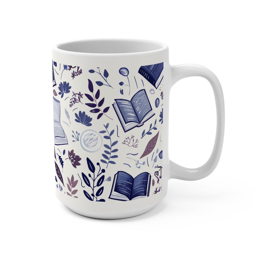 Beautiful Bookish Mug, Favorite Bookshelf Coffee Mug, Bookworm Gift for Reader, Gift for Book Lovers, Gift for Her, Gift for Him (15oz)