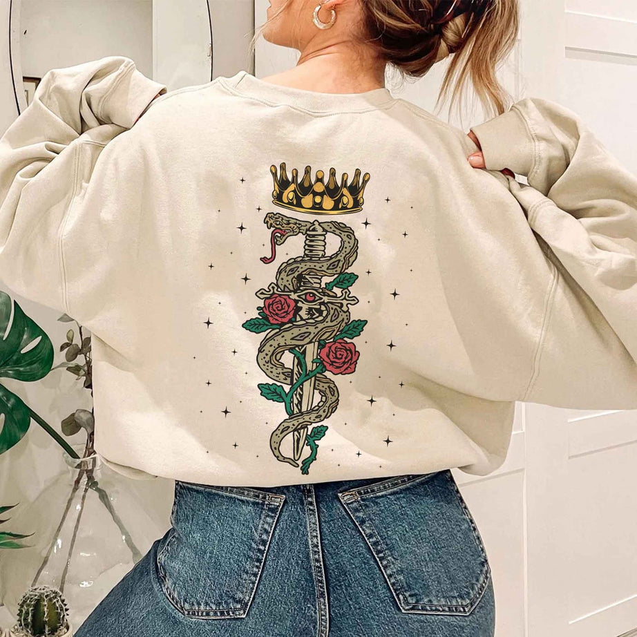 The Cruel Prince Sweatshirt, the Folk of the Air Sweatshirt, Cardan Greenbriar Crewneck, Jude and Cardan, Bookish Sweatshirt