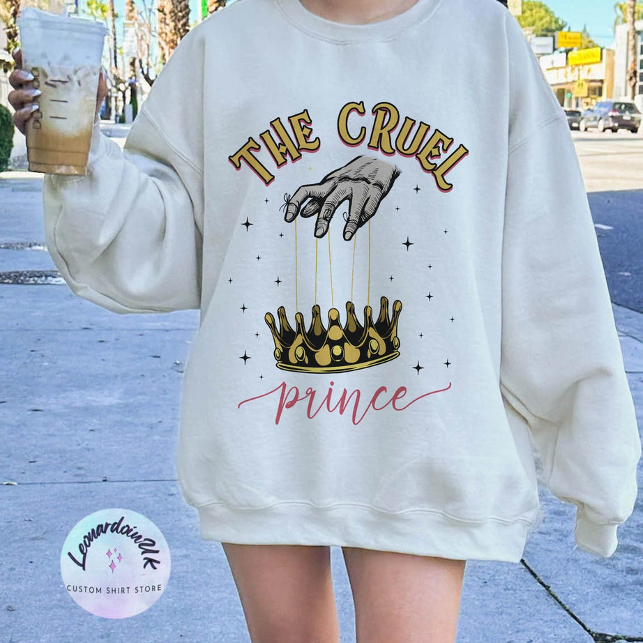 The Cruel Prince Sweatshirt, the Folk of the Air Sweatshirt, Cardan Greenbriar Crewneck, Jude and Cardan, Bookish Sweatshirt