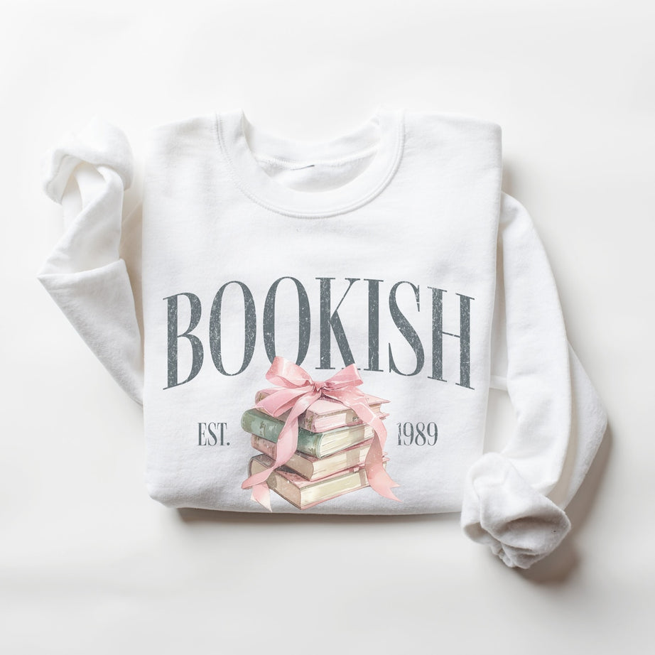 Bookish Sweatshirt, Coquette Book Lover Shirt, Bookish Gift, Gift for Book Lover, Bookworm Sweatshirt, Coquette Aesthetic Reading Shirt