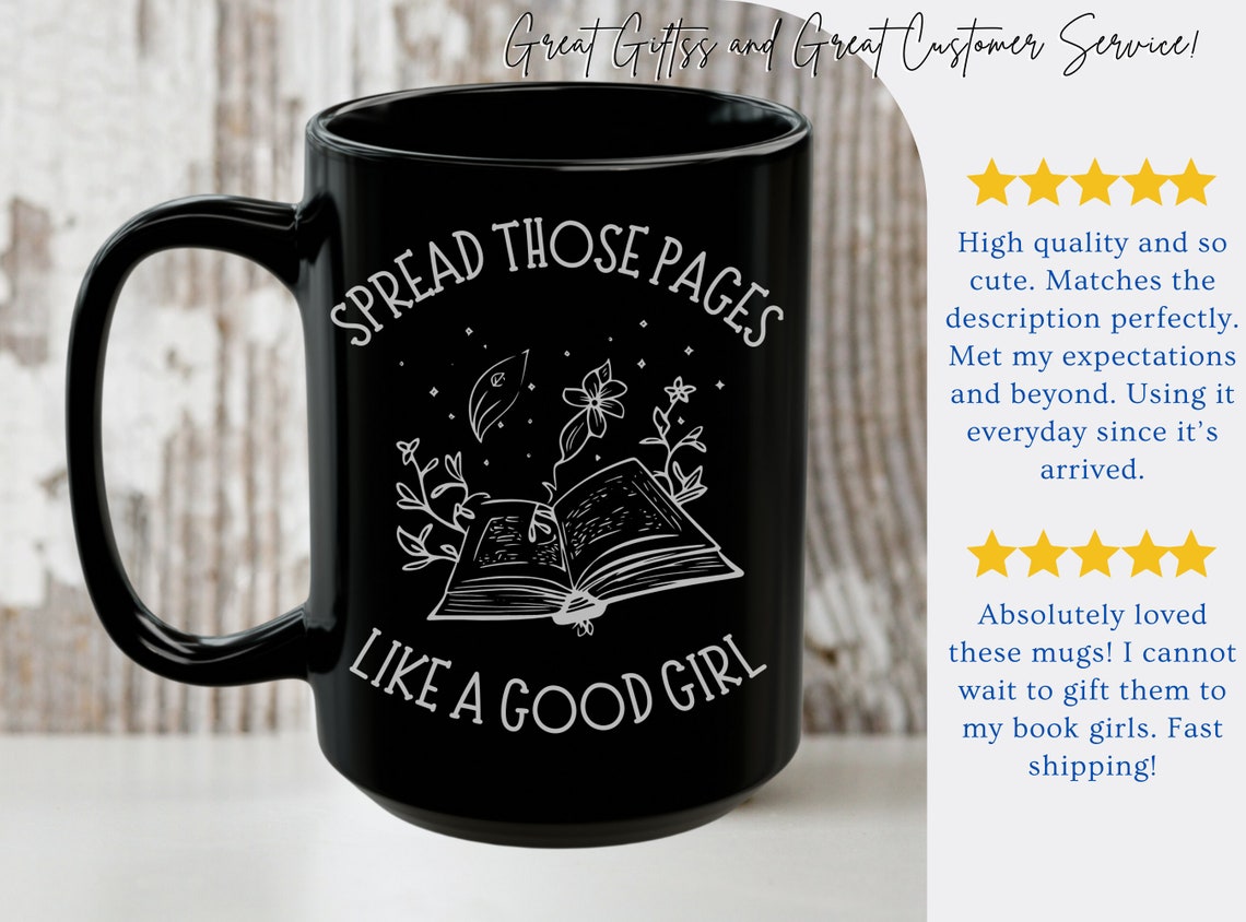 Smut Readers Mug, Funny Reading Mug, Novelty Mug, Spicy Book Mug, Smut Reader Gift, Spicy Reader Gift, Gag Gift for Her, Spread Those Pages