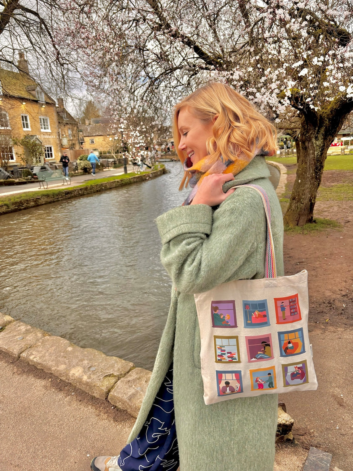 Bookish Tote Bag | Cute Book Bag |  Book Lover Gift | Gift for Bookworms | Reading Bag | Gift for Mum Mother