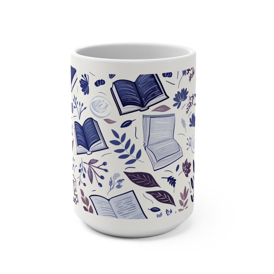 Beautiful Bookish Mug, Favorite Bookshelf Coffee Mug, Bookworm Gift for Reader, Gift for Book Lovers, Gift for Her, Gift for Him (15oz)