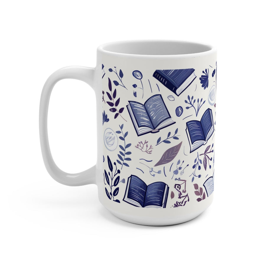 Beautiful Bookish Mug, Favorite Bookshelf Coffee Mug, Bookworm Gift for Reader, Gift for Book Lovers, Gift for Her, Gift for Him (15oz)