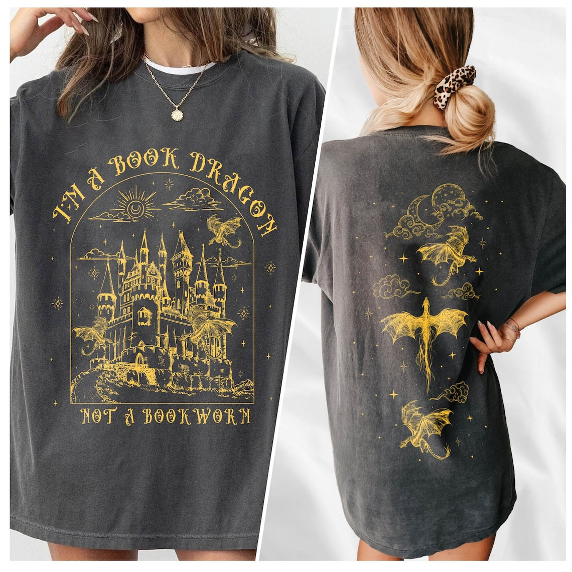 I'm Not A Bookworm I'm A Book Dragon Comfort Color Shirt, Book Lover, Book Nerd Shirt, Reading Lover Shirt, Librarian Shirt, Book Lover Gift