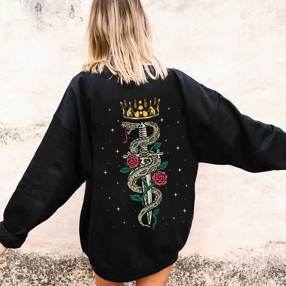 The Cruel Prince Sweatshirt, the Folk of the Air Sweatshirt, Cardan Greenbriar Crewneck, Jude and Cardan, Bookish Sweatshirt