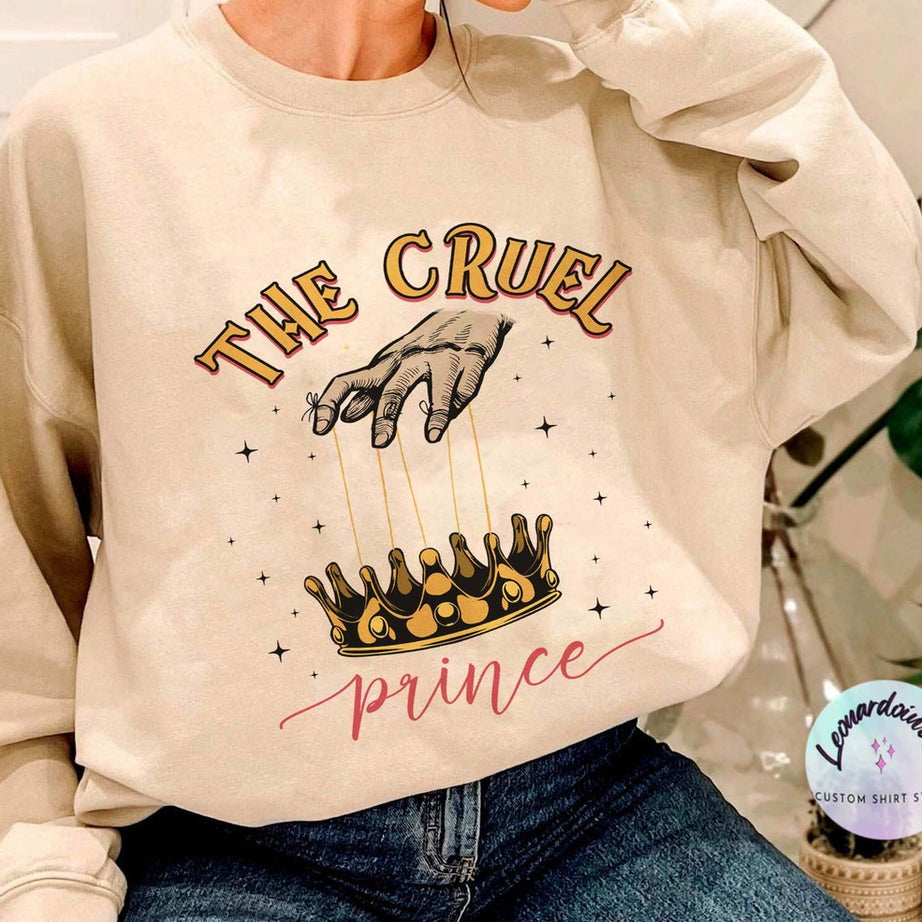 The Cruel Prince Sweatshirt, the Folk of the Air Sweatshirt, Cardan Greenbriar Crewneck, Jude and Cardan, Bookish Sweatshirt