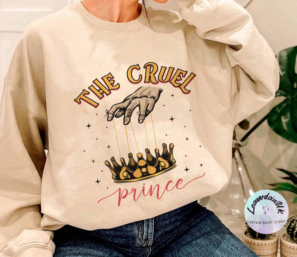 The Cruel Prince Sweatshirt, the Folk of the Air Sweatshirt, Cardan Greenbriar Crewneck, Jude and Cardan, Bookish Sweatshirt