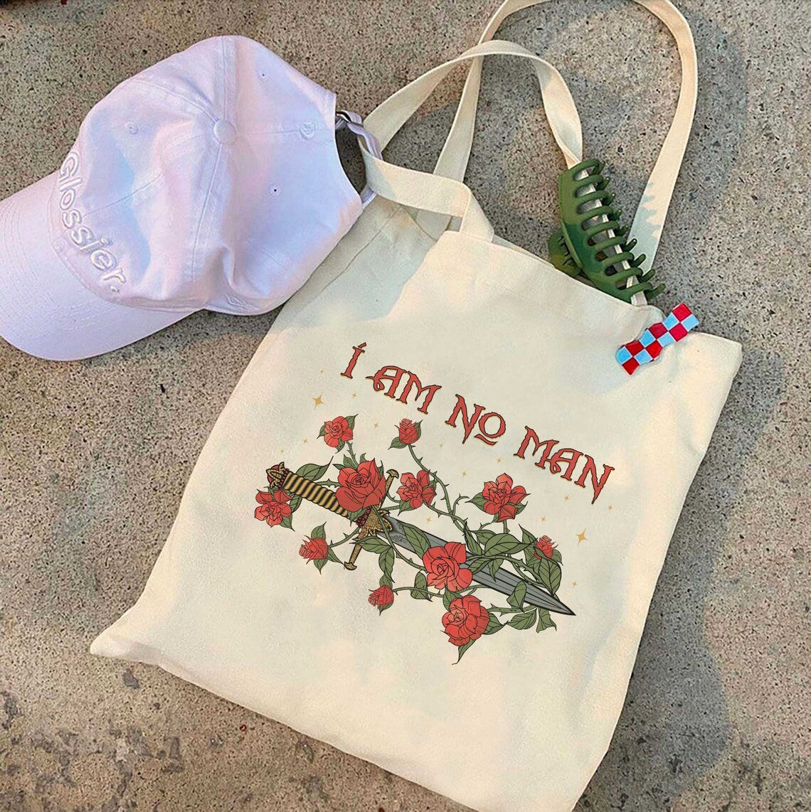 I Am No Man Tote Bag, Fantasy Reader Tote Bag, Book Gift for Her, Bookish Gift, Bookish Gift for Her, Epic Fantasy Book, I Am No Man Bag