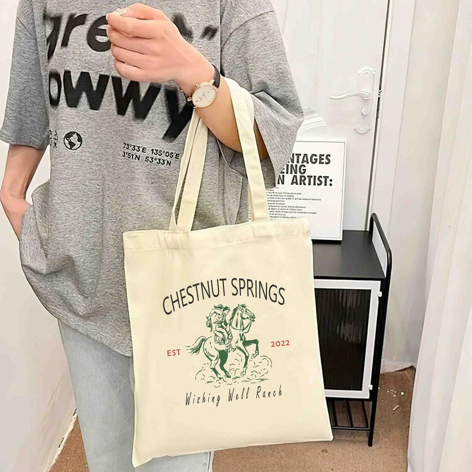 Chestnut Springs Tote Bag, Wishing Well Ranch Tote Bag, Cowboy Romance, Elsie Silver, Western Romance, Bookish Tote Bag, Book Lover