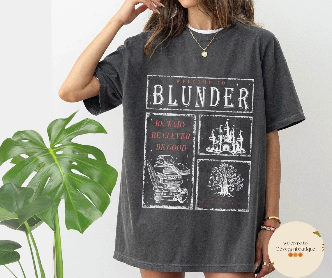 One Dark Window Comfort Colors Shirt, Blunder Be Wary Be Clever Be Good, Licensed Shepherd King, Rachel Gillig Merch, Destrier Shirt