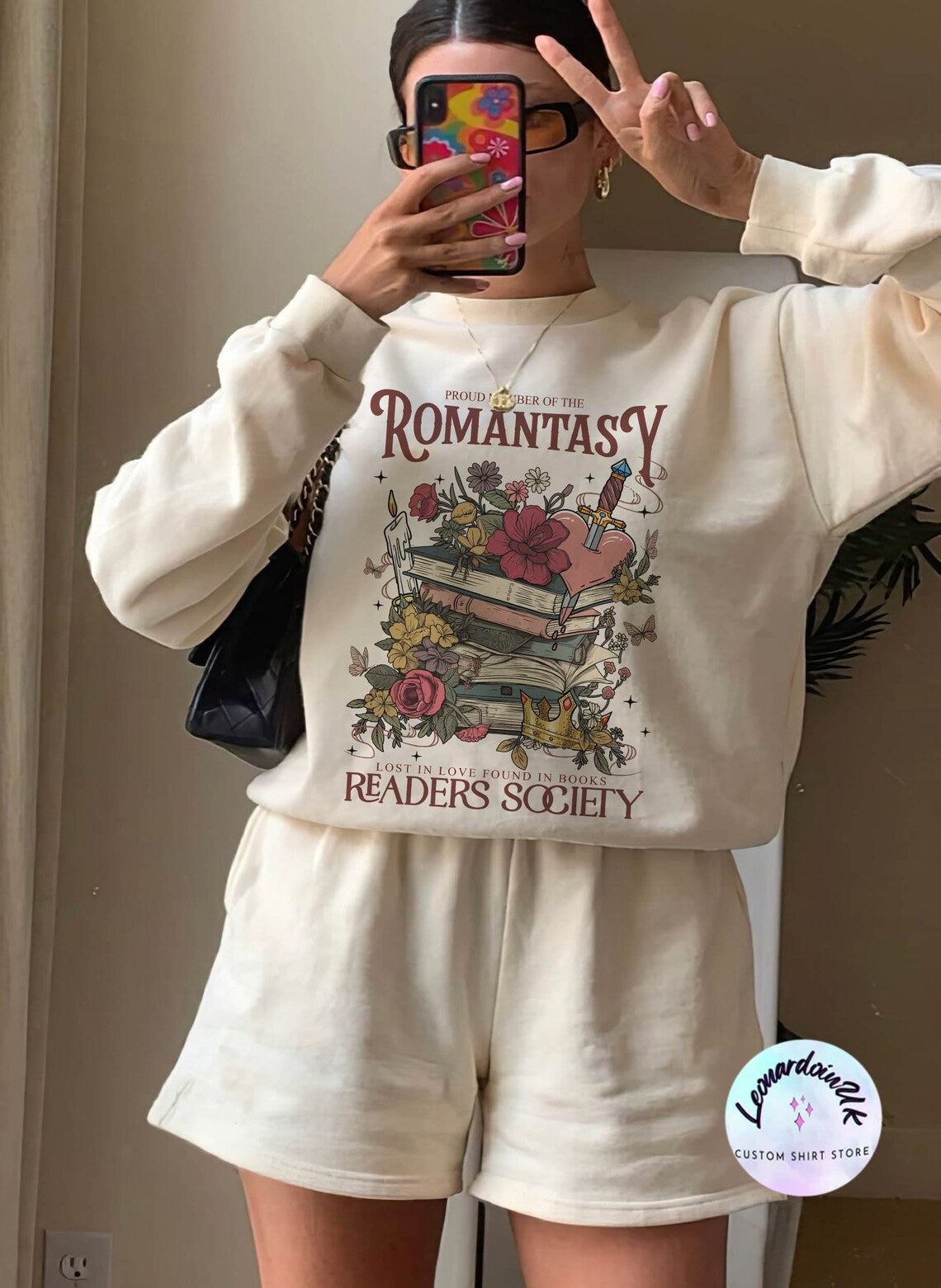 Romantasy Readers Society Sweatshirt, Book Lover Club, Romantasy Reader Gift, Fantasy Romance Book Shirt, Dark Romance