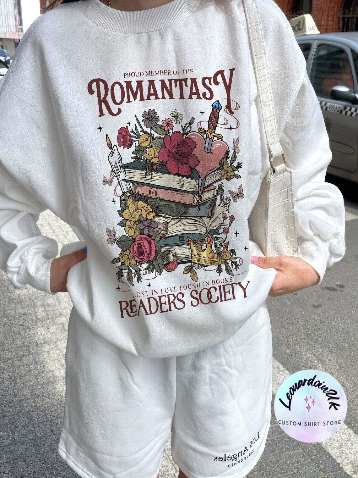 Romantasy Readers Society Sweatshirt, Book Lover Club, Romantasy Reader Gift, Fantasy Romance Book Shirt, Dark Romance