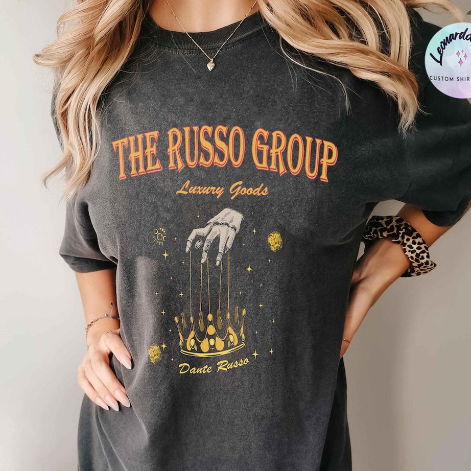 King of Wrath Shirt, Dante Russo, Kings of Sin Series by Ana Huang Merch, the Russo Group Shirt, Romance Book Merch, Bookish