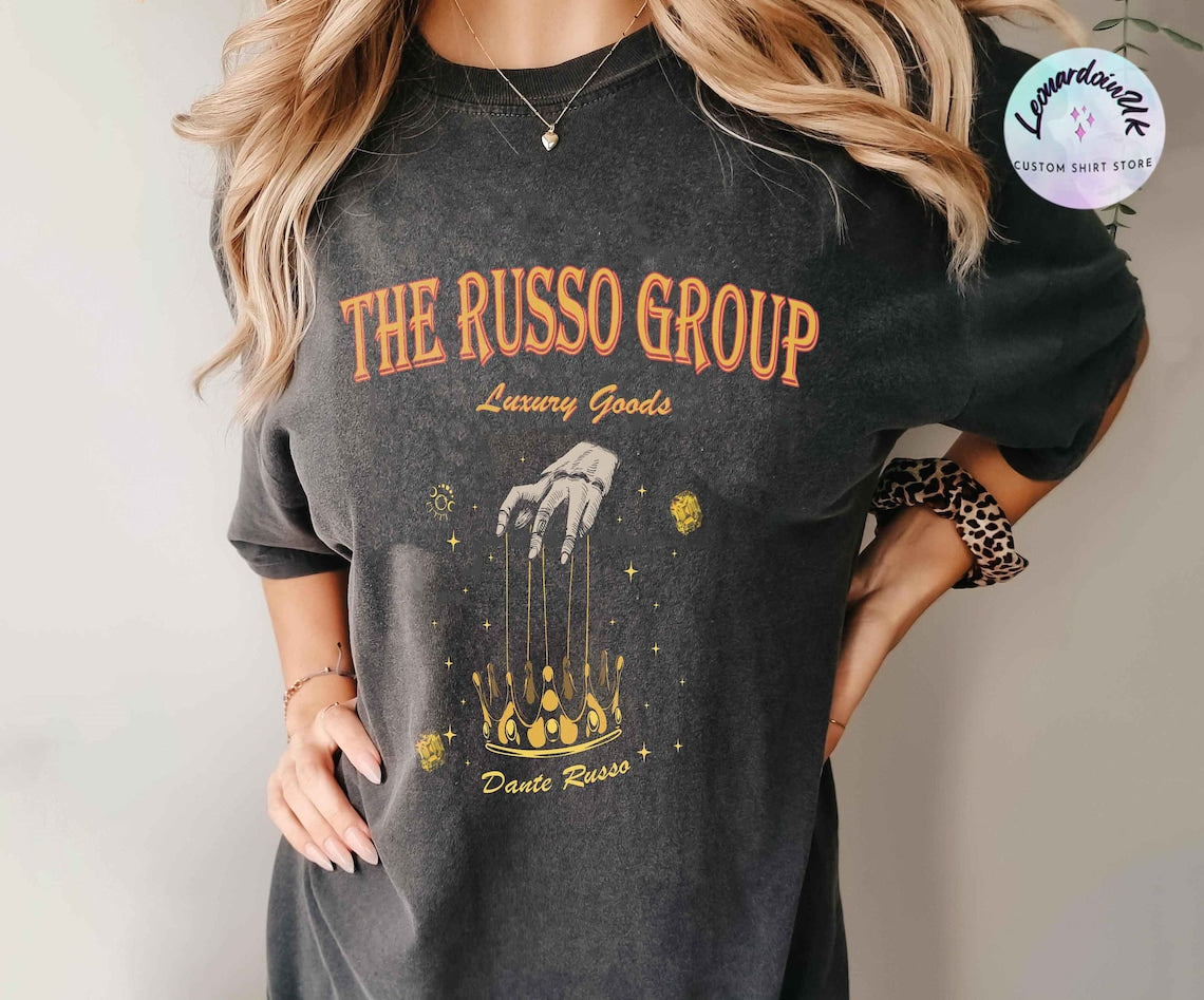 King of Wrath Shirt, Dante Russo, Kings of Sin Series by Ana Huang Merch, the Russo Group Shirt, Romance Book Merch, Bookish