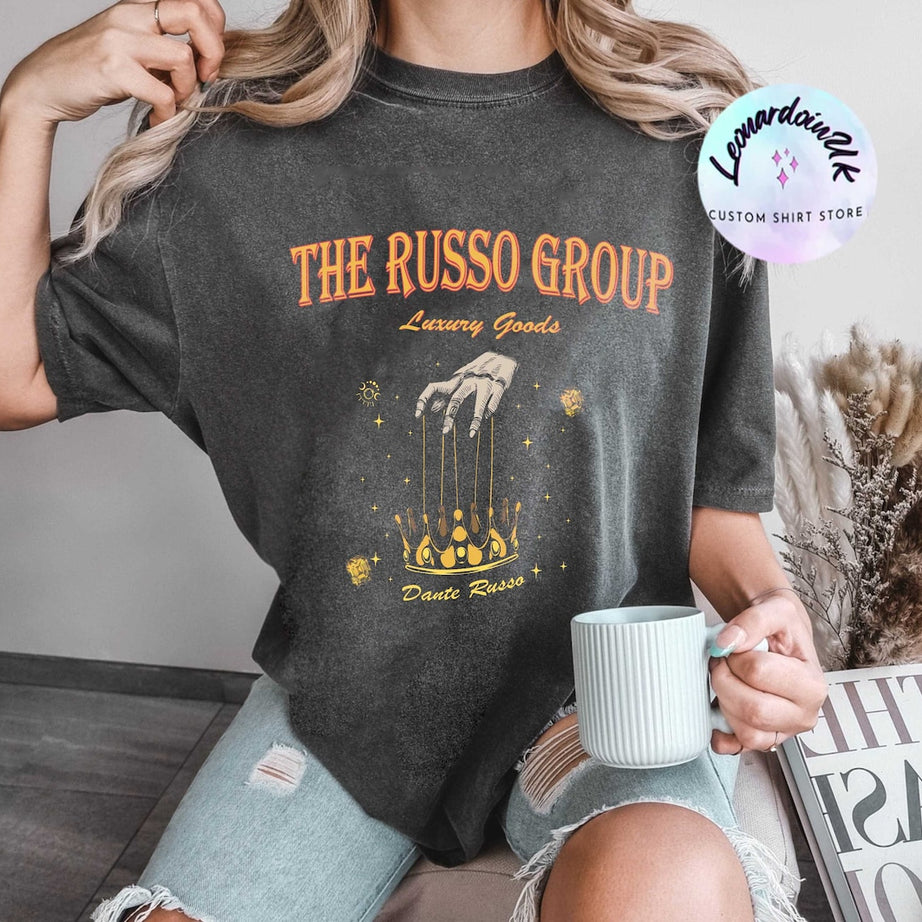 King of Wrath Shirt, Dante Russo, Kings of Sin Series by Ana Huang Merch, the Russo Group Shirt, Romance Book Merch, Bookish