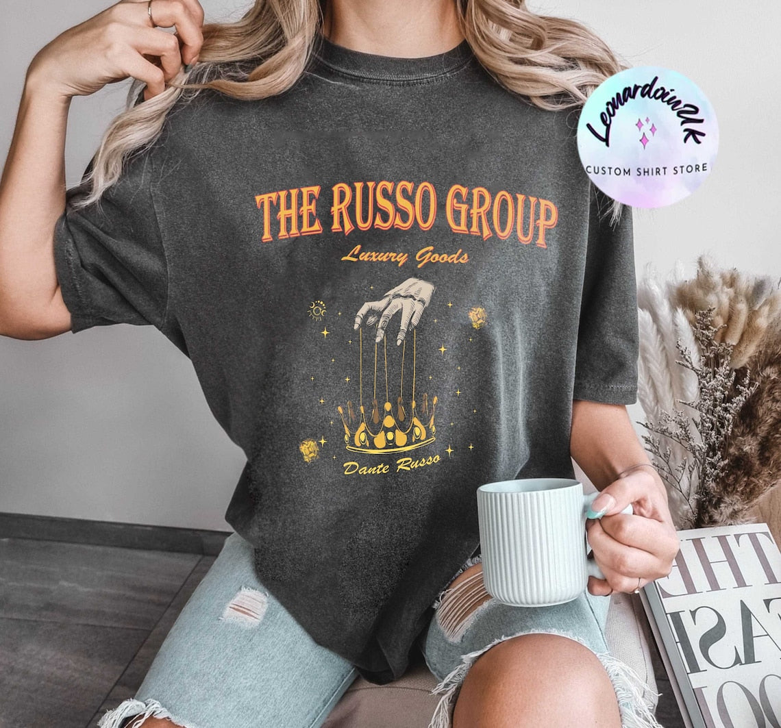 King of Wrath Shirt, Dante Russo, Kings of Sin Series by Ana Huang Merch, the Russo Group Shirt, Romance Book Merch, Bookish