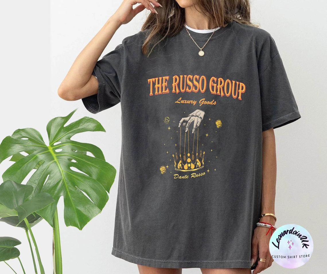 King of Wrath Shirt, Dante Russo, Kings of Sin Series by Ana Huang Merch, the Russo Group Shirt, Romance Book Merch, Bookish