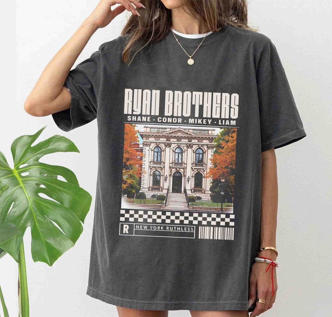 New York Ruthless Ryan Brothers Comfort Colors Shirt, Sadie Kincaid, Dark Romance Sweatshirt, Ryan Rule, Shane Ryan, Conor Ryan Dark Romance