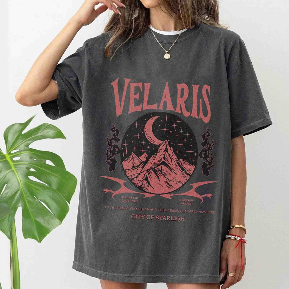 Velaris City of Starlight ACOTAR Comfort Colors Shirt, the Night Court Shirt, Court of Thorns and Roses Shirt, SJM Merch, Bookish Gift