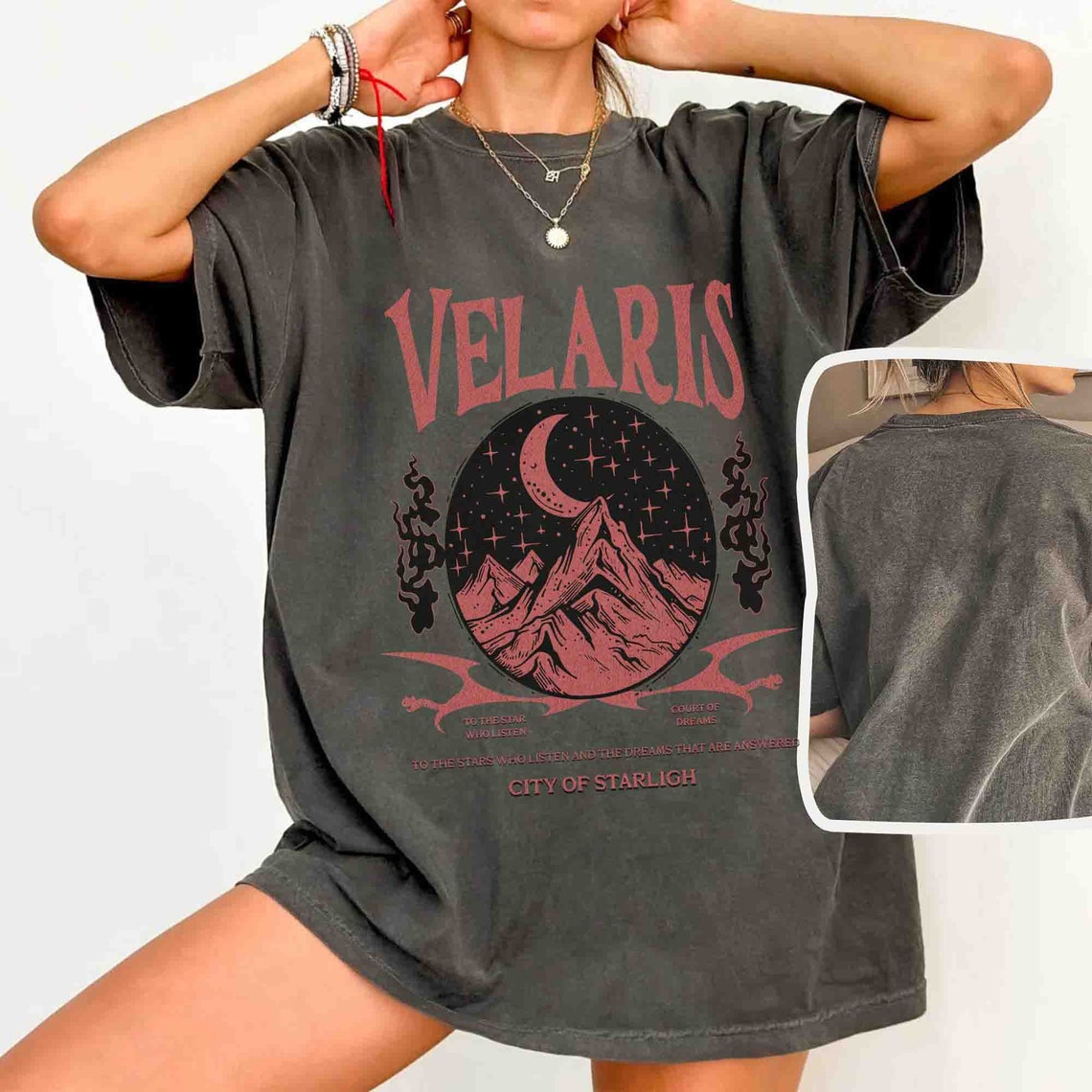 Velaris City of Starlight ACOTAR Comfort Colors Shirt, the Night Court Shirt, Court of Thorns and Roses Shirt, SJM Merch, Bookish Gift
