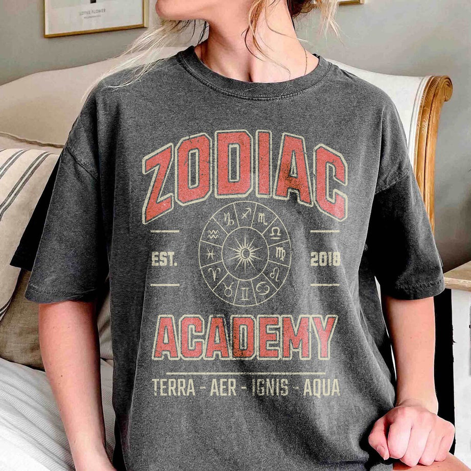 Zodiac Academy Solaria Comfort Colors Shirt, Zodiac Academy Merch, Vega Twins Shirt, Zodiac Signs, , Ruthless Boys, Celestial Heirs Band