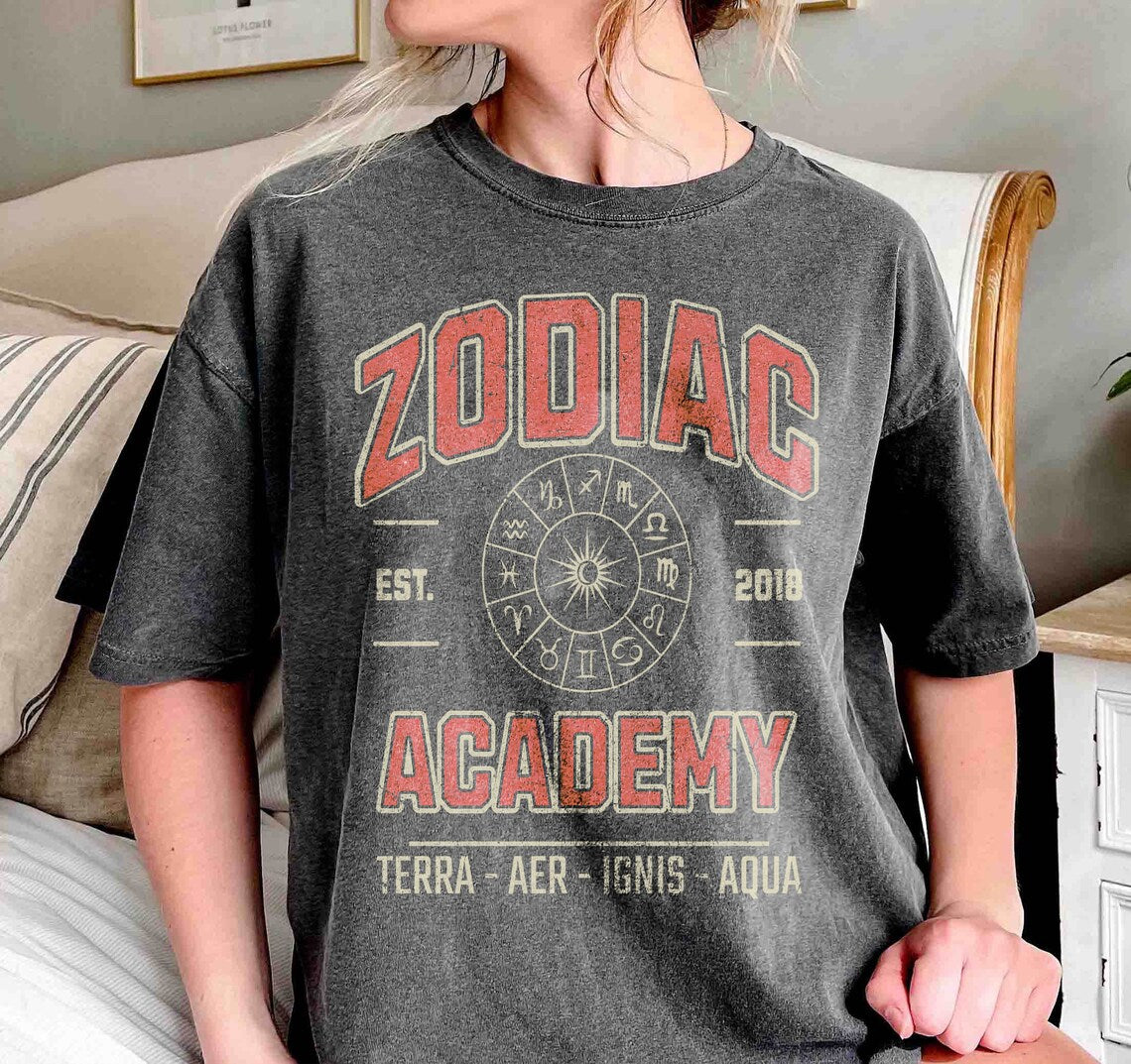 Zodiac Academy Solaria Comfort Colors Shirt, Zodiac Academy Merch, Vega Twins Shirt, Zodiac Signs, , Ruthless Boys, Celestial Heirs Band