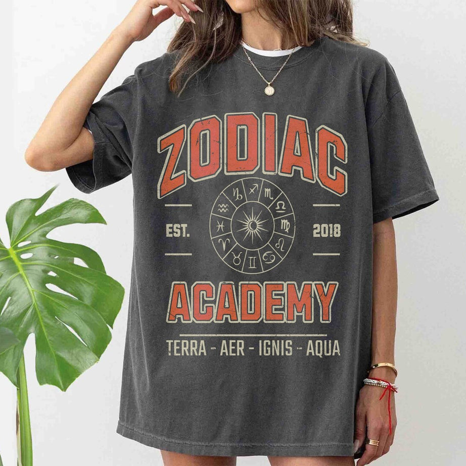 Zodiac Academy Solaria Comfort Colors Shirt, Zodiac Academy Merch, Vega Twins Shirt, Zodiac Signs, , Ruthless Boys, Celestial Heirs Band