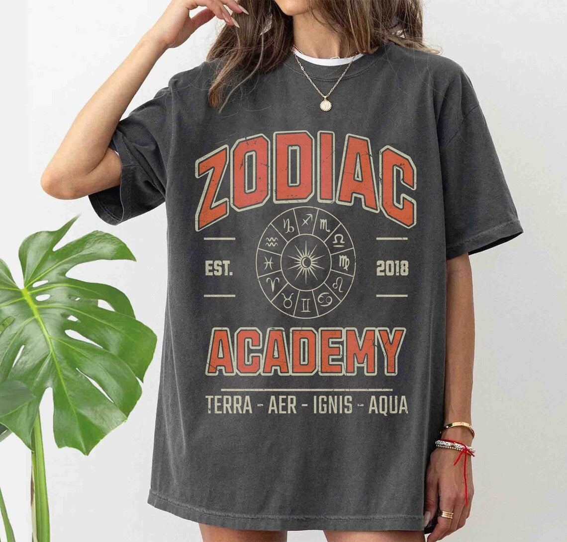 Zodiac Academy Solaria Comfort Colors Shirt, Zodiac Academy Merch, Vega Twins Shirt, Zodiac Signs, , Ruthless Boys, Celestial Heirs Band