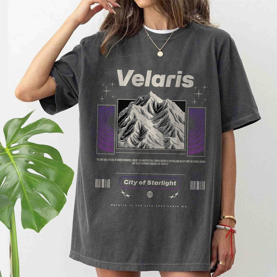 Velaris Comfort Colors Shirt, ACOTAR Shirt, ACOTAR Merch, ACOMAF Shirt, Bookish Merch, Sarah J Maas, Night Court Shirt