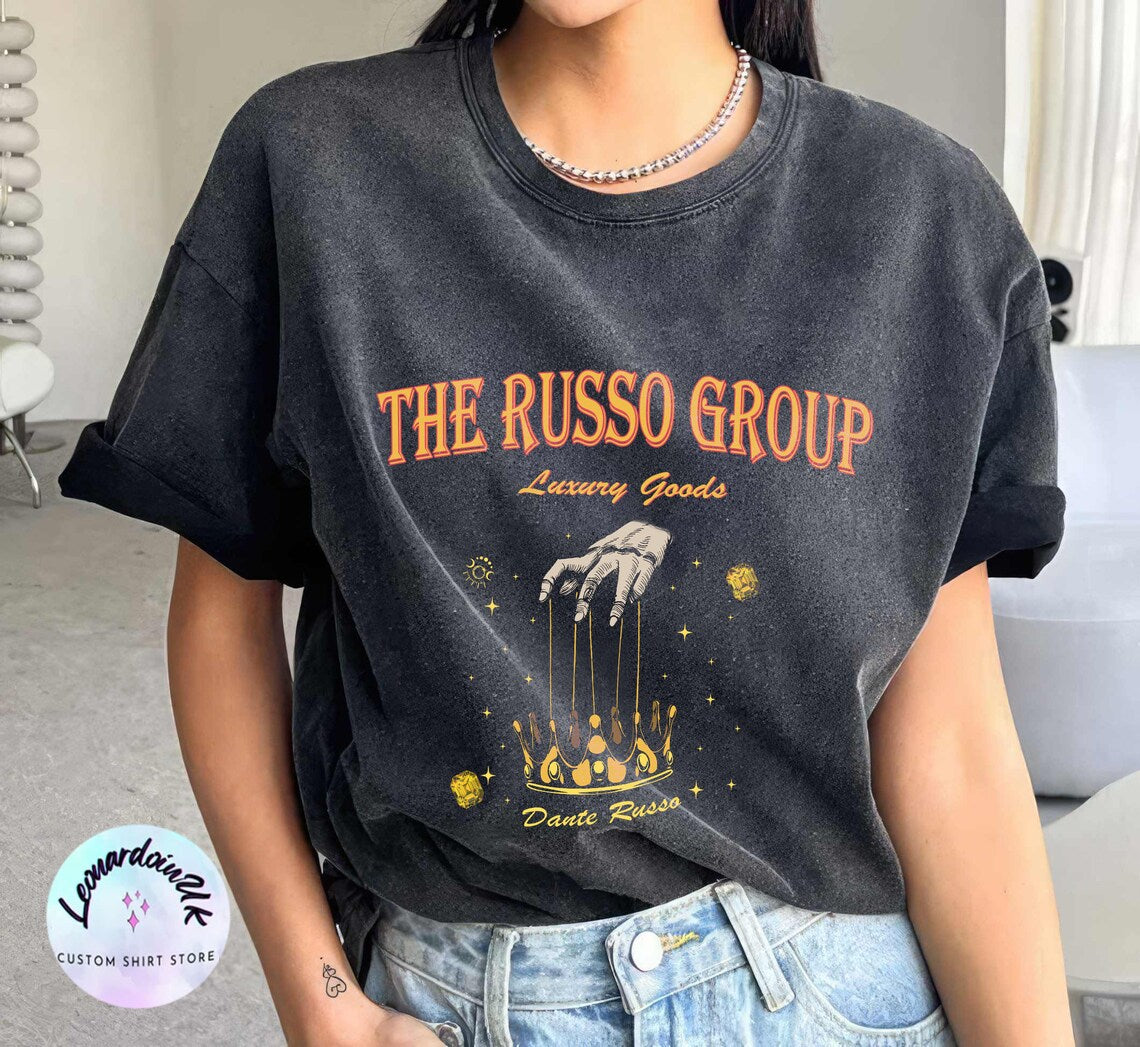 King of Wrath Shirt, Dante Russo, Kings of Sin Series by Ana Huang Merch, the Russo Group Shirt, Romance Book Merch, Bookish
