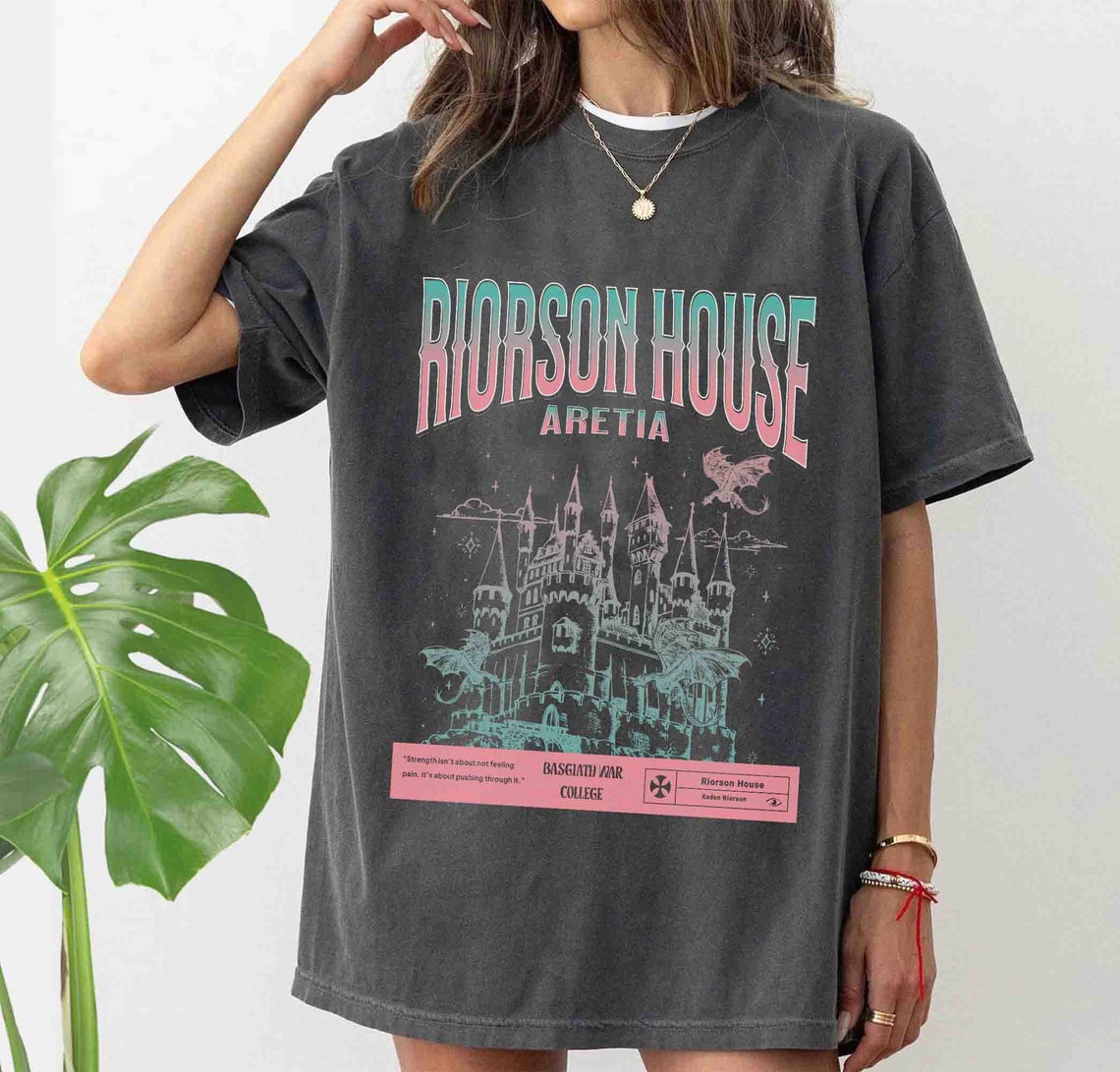 Violence Apothecary Comfort Colors Shirt, Fourth Wing Shirt, Basgiath War College Shirt, Violet Sorrengail, Riorson House, Xaden Riorson