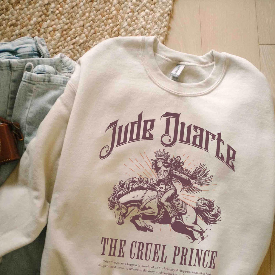 The Cruel Prince Sweatshirt, the Folk of the Air Shirt, Cardan Greenbriar Shirt, Jude and Cardan Shirt, Bookish Shirt