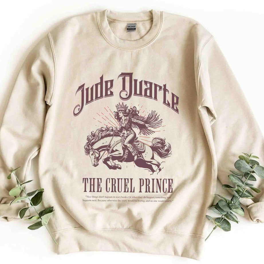 The Cruel Prince Sweatshirt, the Folk of the Air Shirt, Cardan Greenbriar Shirt, Jude and Cardan Shirt, Bookish Shirt