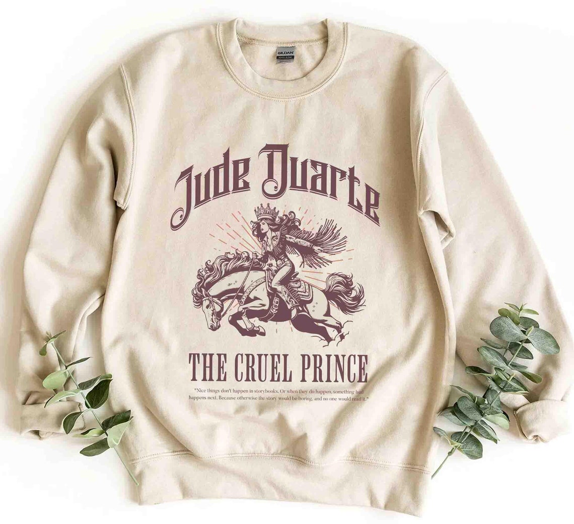 The Cruel Prince Sweatshirt, the Folk of the Air Shirt, Cardan Greenbriar Shirt, Jude and Cardan Shirt, Bookish Shirt