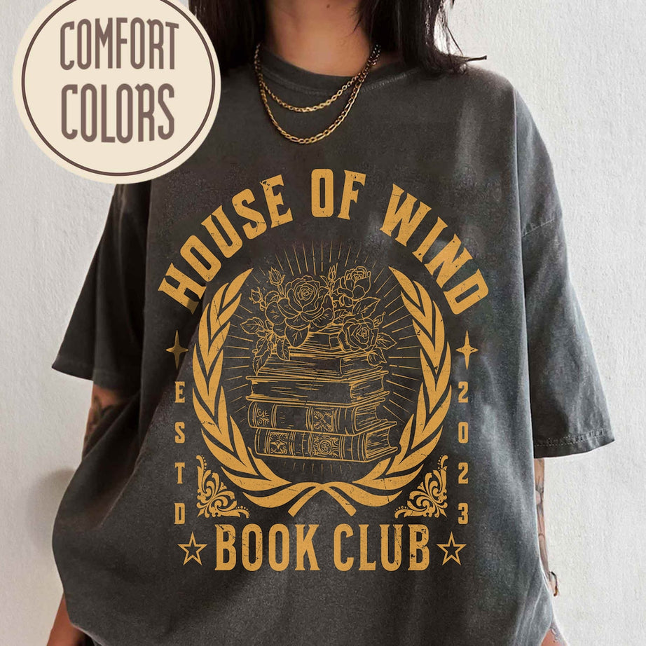 Acotar Book Club Comfort Colors Shirt, House of Wind Book Club Shirt, Valkyrie Reading Room Shirt, Night Court Sarah J Maas Shirt