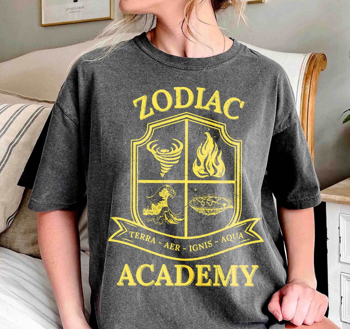 Zodiac Academy Comfort Colors Shirt, Celestial Heirs Band, Darius Acrux, Vega Twins, Professor Lance Orion, Almighty Sovereign Society