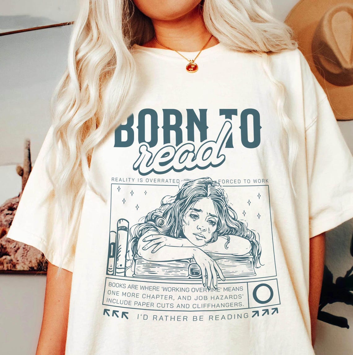 Born to Read Shirt, Funny Reader Shirt, Bookish Sweatshirt, Book Lover Gift, Book Addict Shirt, Book Crewneck, Bookworm, Book Club Gift
