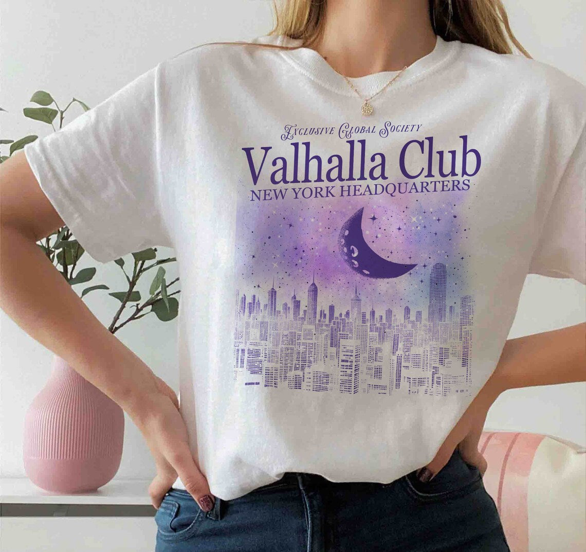 Valhalla Club Comfort Colors Shirt, Kings of Sin Series by Ana Huang Merch, Twisted Series Shirt, Romance Book Merch, Bookish Shirt.