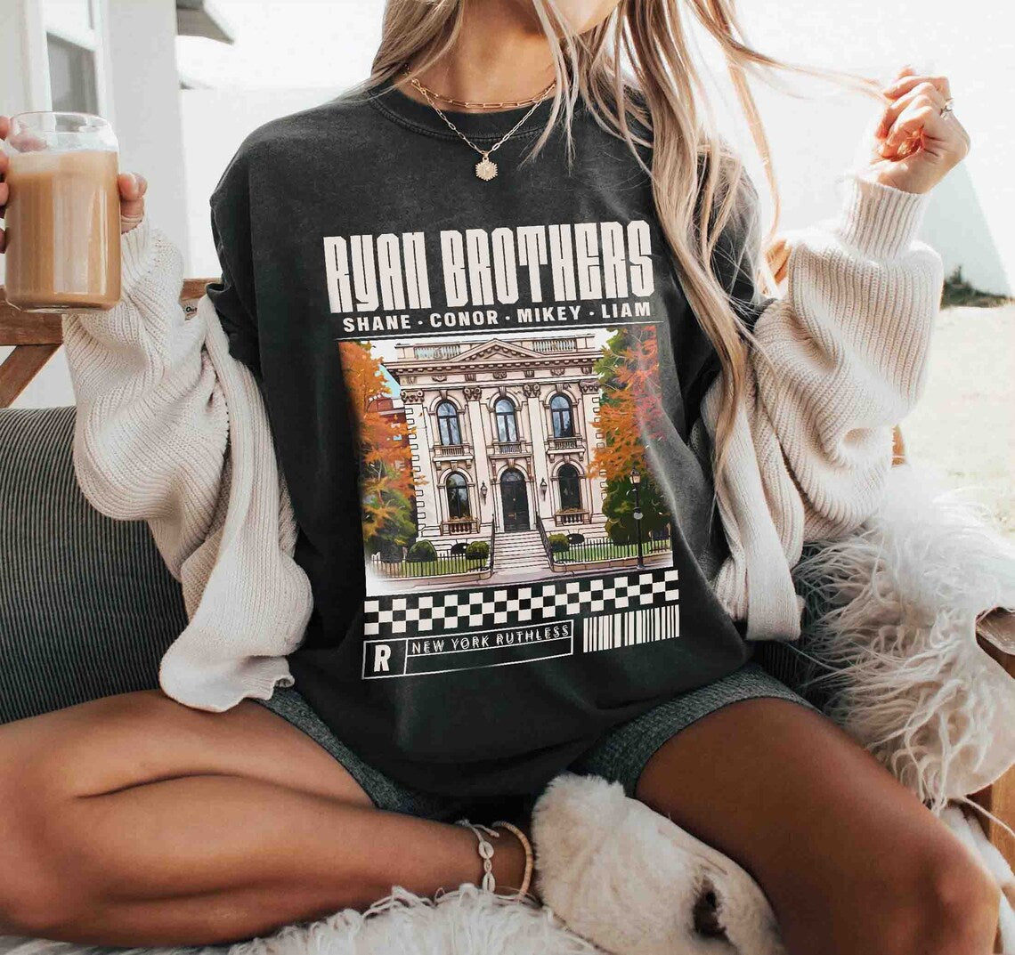 New York Ruthless Ryan Brothers Comfort Colors Shirt, Sadie Kincaid, Dark Romance Sweatshirt, Ryan Rule, Shane Ryan, Conor Ryan Dark Romance