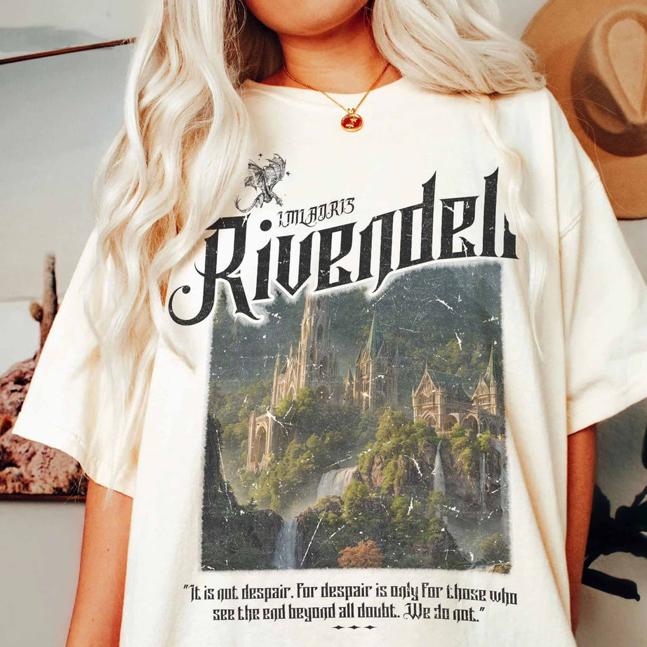 Rivendell Comfort Colors Shirt, Lord of the Rings Shirt, Lotr Shirt, the Fellowship Shirt, Lotr, the Shire Distressed, the Hobbits