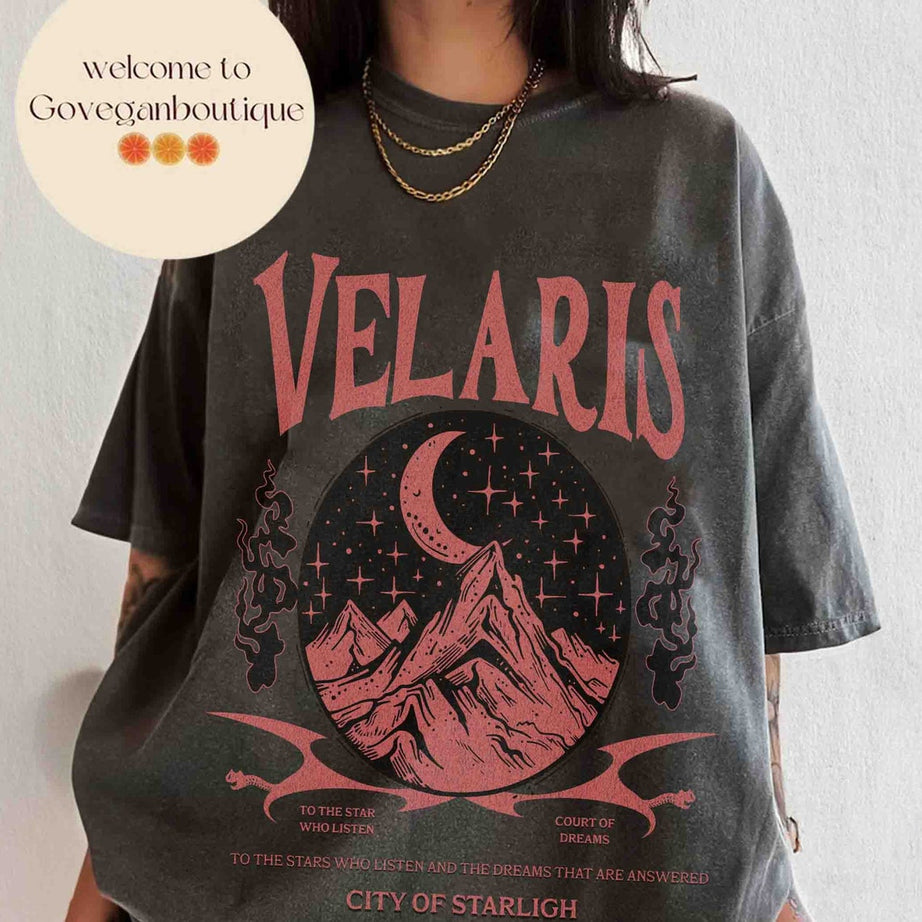 Velaris City of Starlight ACOTAR Comfort Colors Shirt, the Night Court Shirt, Court of Thorns and Roses Shirt, SJM Merch, Bookish Gift