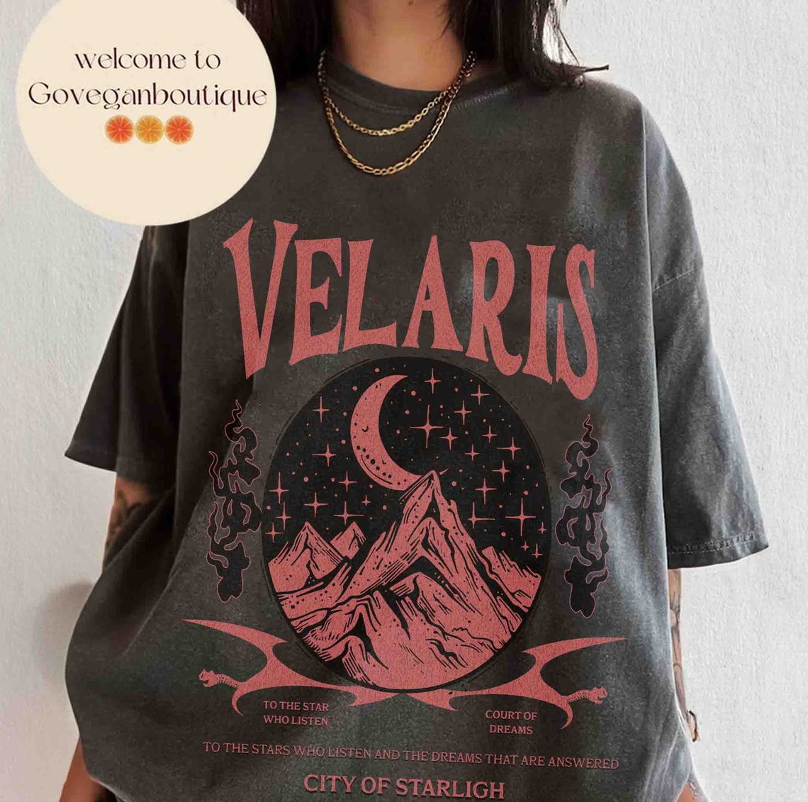 Velaris City of Starlight ACOTAR Comfort Colors Shirt, the Night Court Shirt, Court of Thorns and Roses Shirt, SJM Merch, Bookish Gift