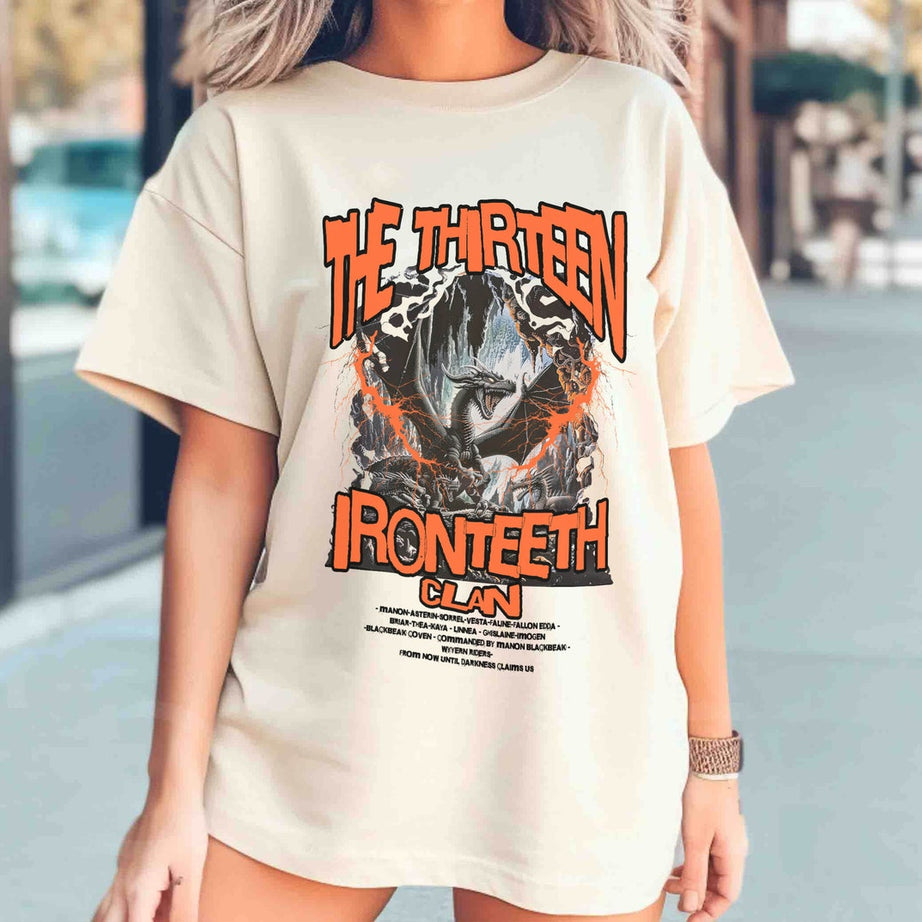 The Thirteen Comfort Colors Shirt, Throne of Glass, Manon Blackbeak Ironteeth Witches Dorian Haviliard Licensed SJM Merch Terrasen