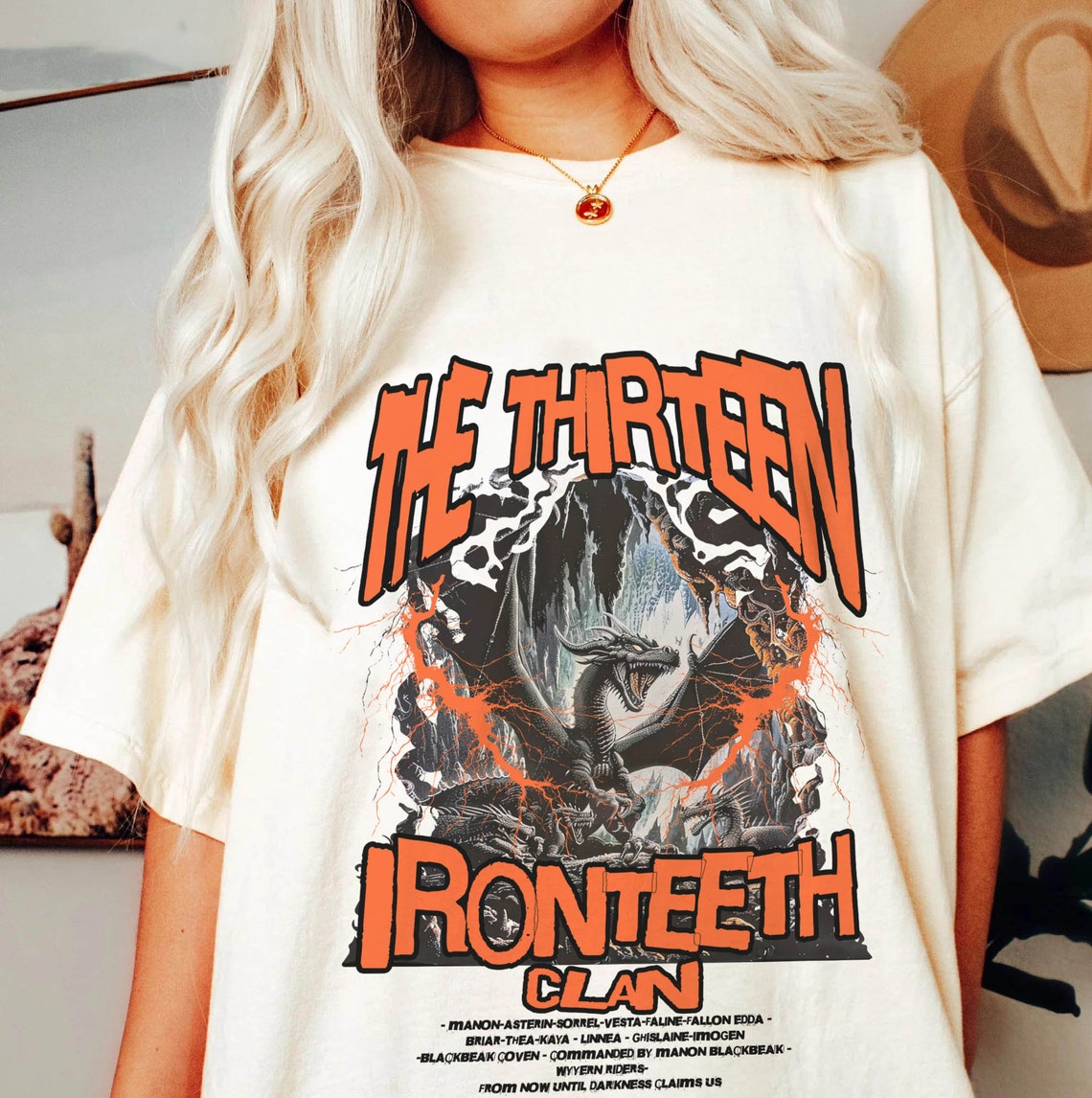 The Thirteen Comfort Colors Shirt, Throne of Glass, Manon Blackbeak Ironteeth Witches Dorian Haviliard Licensed SJM Merch Terrasen