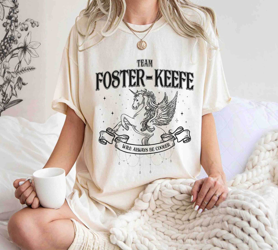 Team Foster-keefe Comfort Colors Shirt, Foxfire Academy Shirt, Lost Cities Keeper Shirt, Keeper of the Lost Cities Symbols, Kotlc Shirt