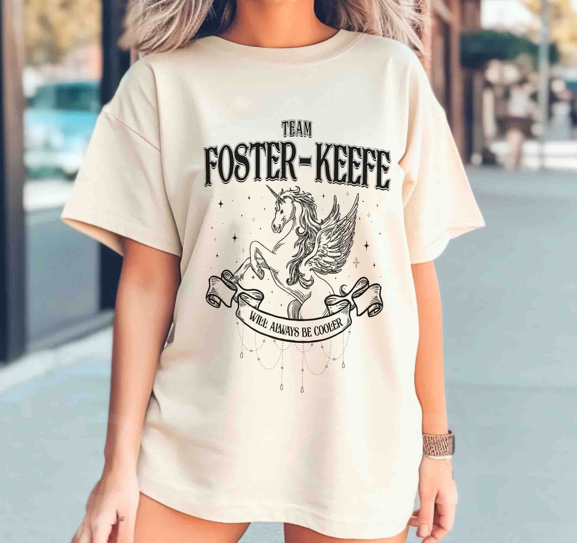 Team Foster-keefe Comfort Colors Shirt, Foxfire Academy Shirt, Lost Cities Keeper Shirt, Keeper of the Lost Cities Symbols, Kotlc Shirt